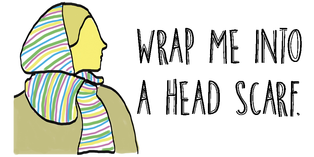 How to tie a headscarf
