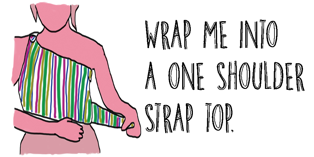 How to tie a scarf into clothing
